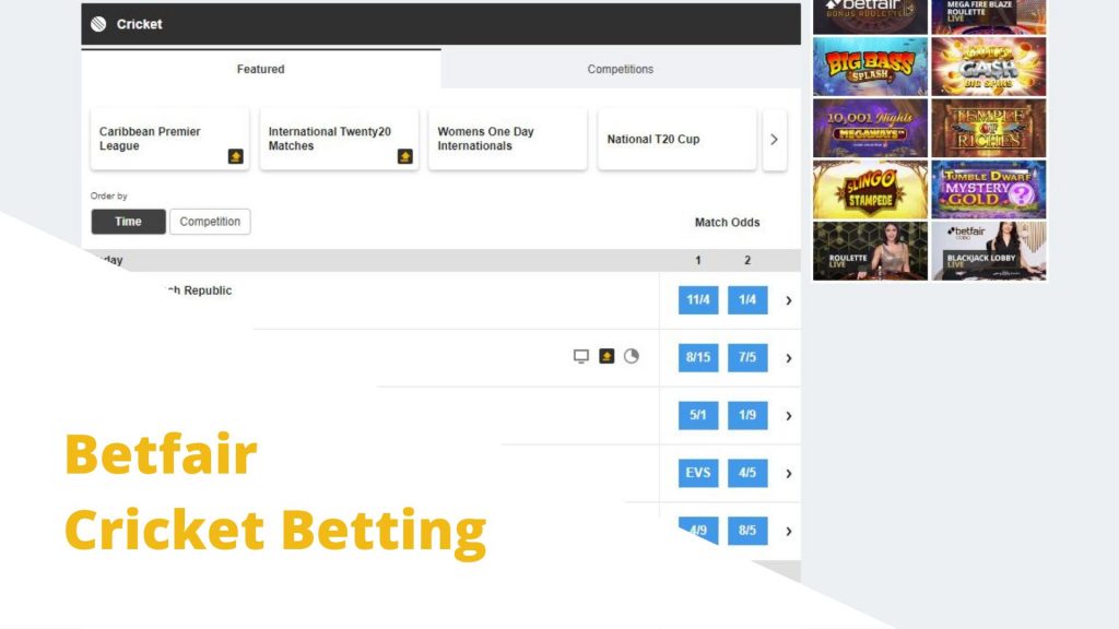 Betfair Cricket Betting